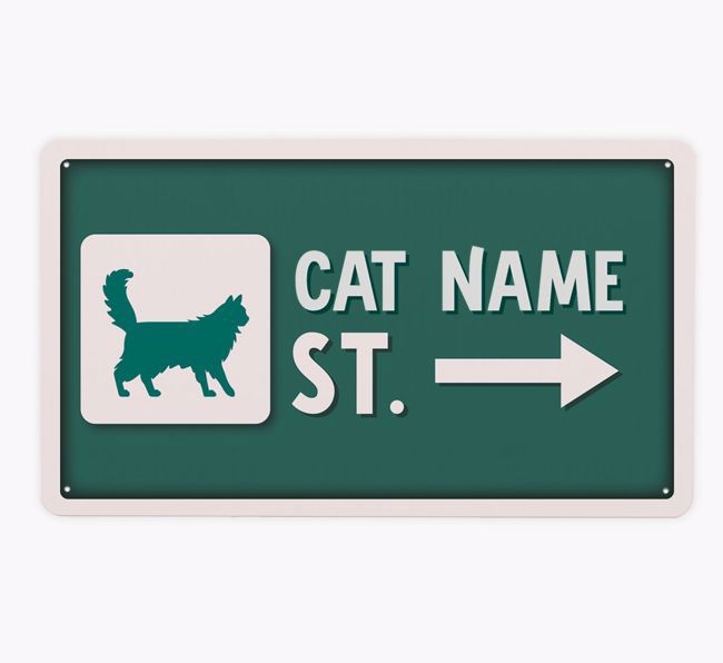 Street Sign: Personalised {breedCommonName} Metal Sign